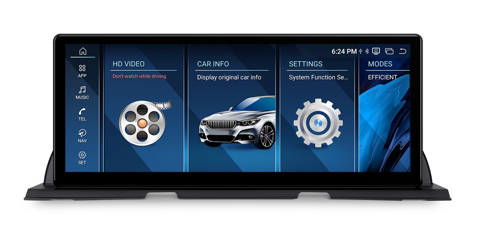 XTRONS QWBX24NB12SX BMW 6 Series 12.3in Android 14 Head Unit 8GB RAM 256GB ROM