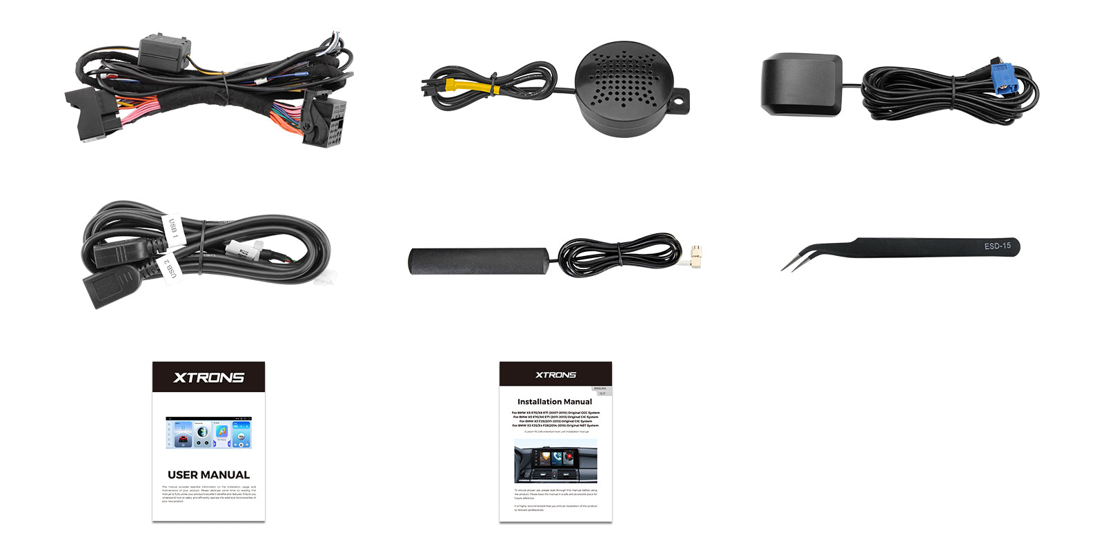 Xtrons QWBX24NB12X3 12.3in Android Head Unit for BMW X3/X4