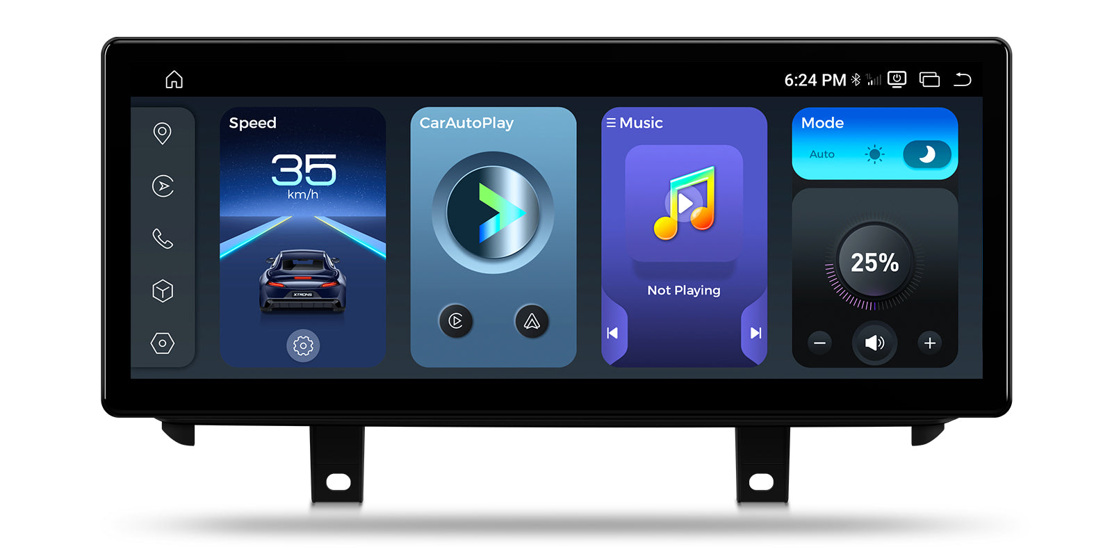 XTRONS BMW X5 X6 12.3" Widescreen Android Head Unit QWBX24NB12X5N