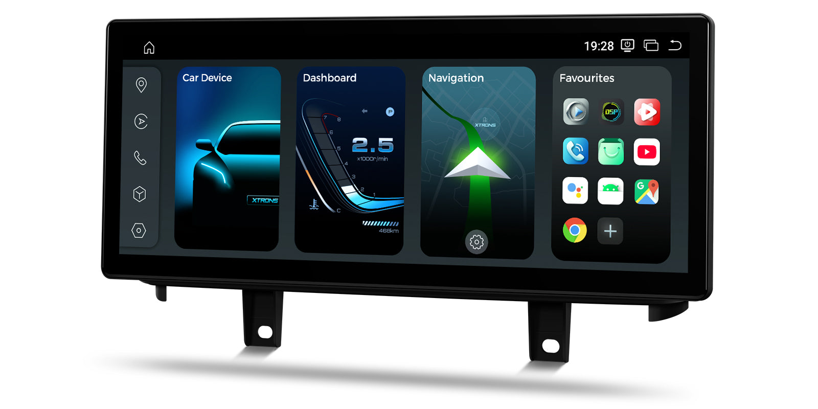 XTRONS QWBX24NB12X5N BMW X5 X6 OEM-Style Widescreen Android Head Unit 12.3" QHD 2K