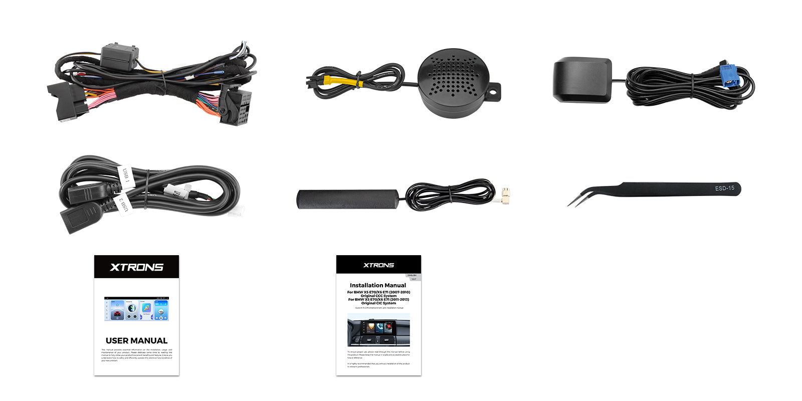 XTRONS BMW X5 X6 12.3" Widescreen Android Head Unit QWBX24NB12X5N