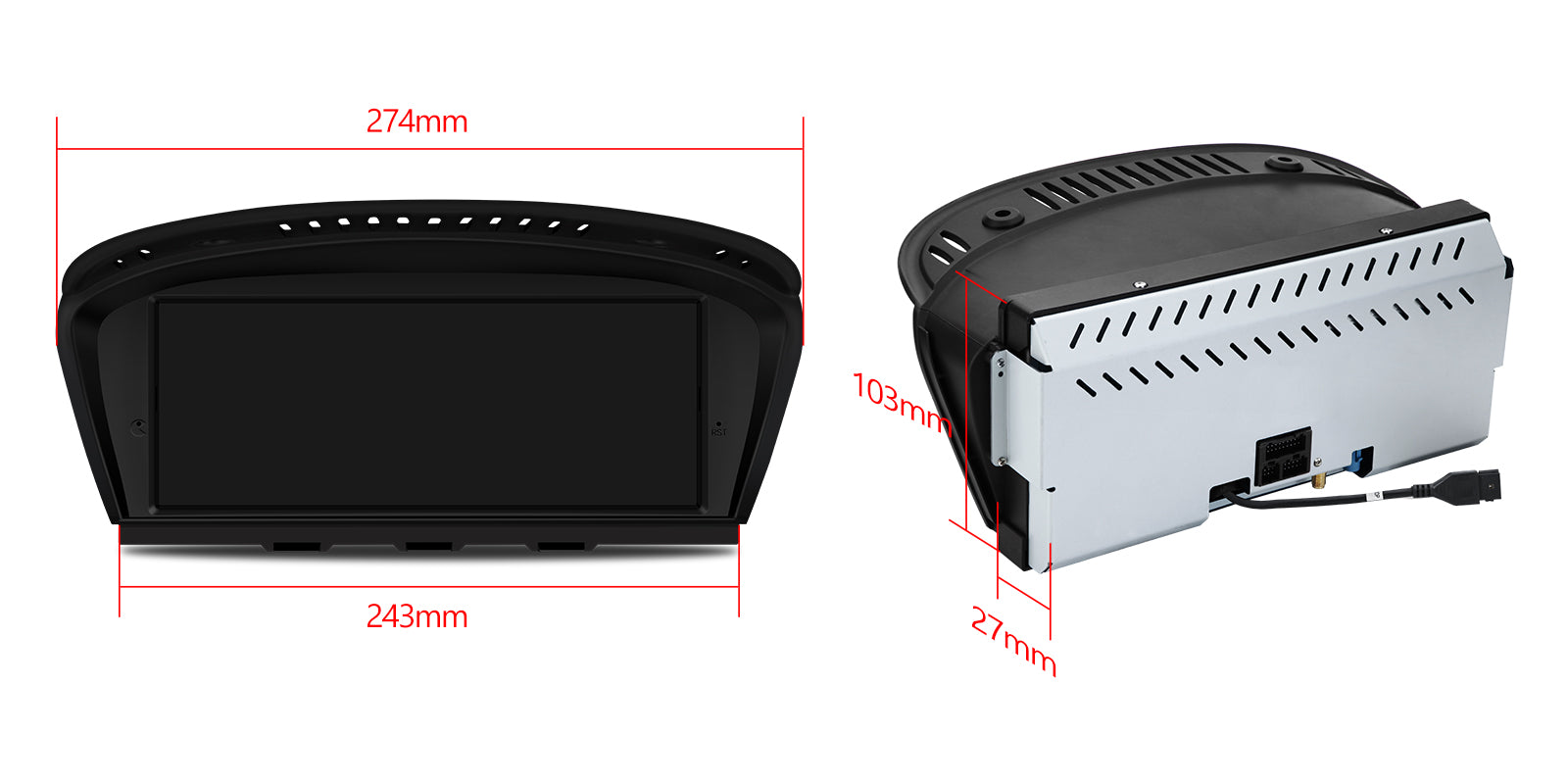 XTRONS QWBX8460CC 8.8in Head Unit BMW 3 5 M3 M5