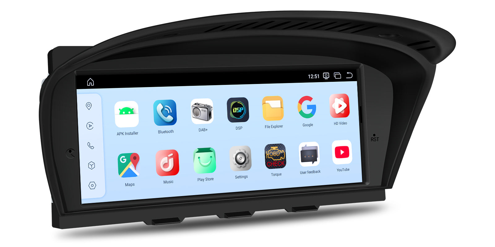 XTRONS QWBX8460CI 8.8" Android 14 Head Unit for BMW 3/5 Series M3 M5