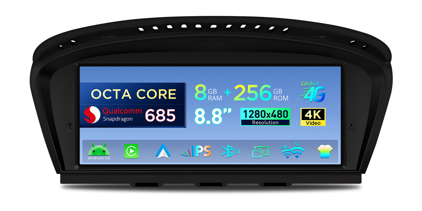 XTRONS QWBX8460CI Android 14 Head Unit 8.8in Wireless CarPlay