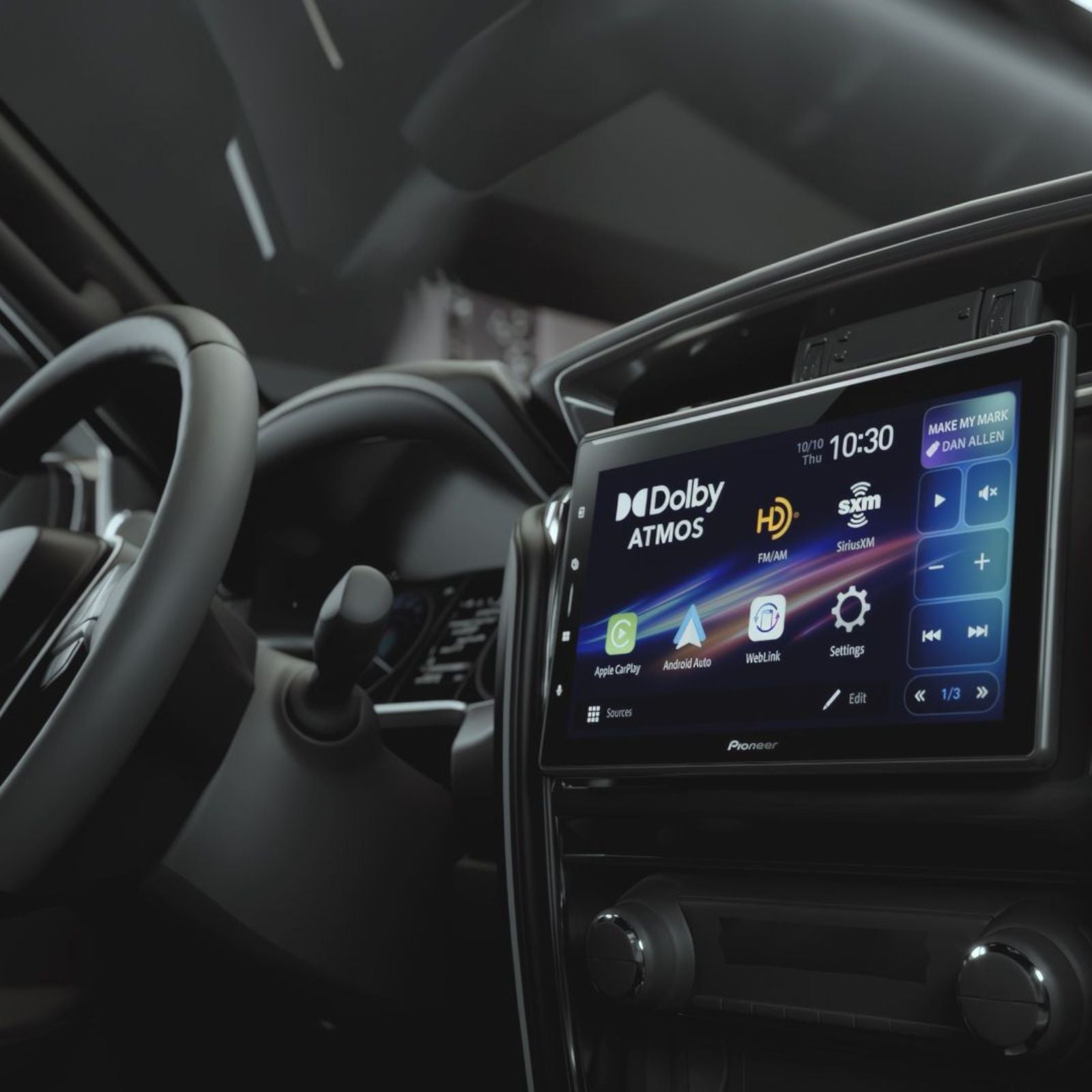 Pioneer SPH-EVO109DAB Car Stereo With Dolby Atmos 10.1in Capacitive Touchscreen