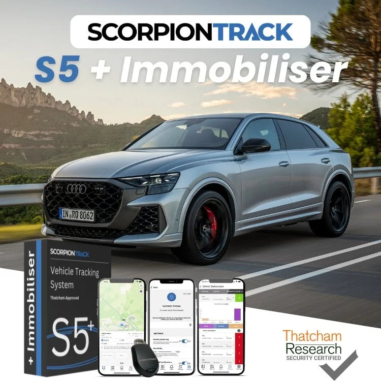 Scorpion S5+ X-Series Tracker & Digital immobiliser