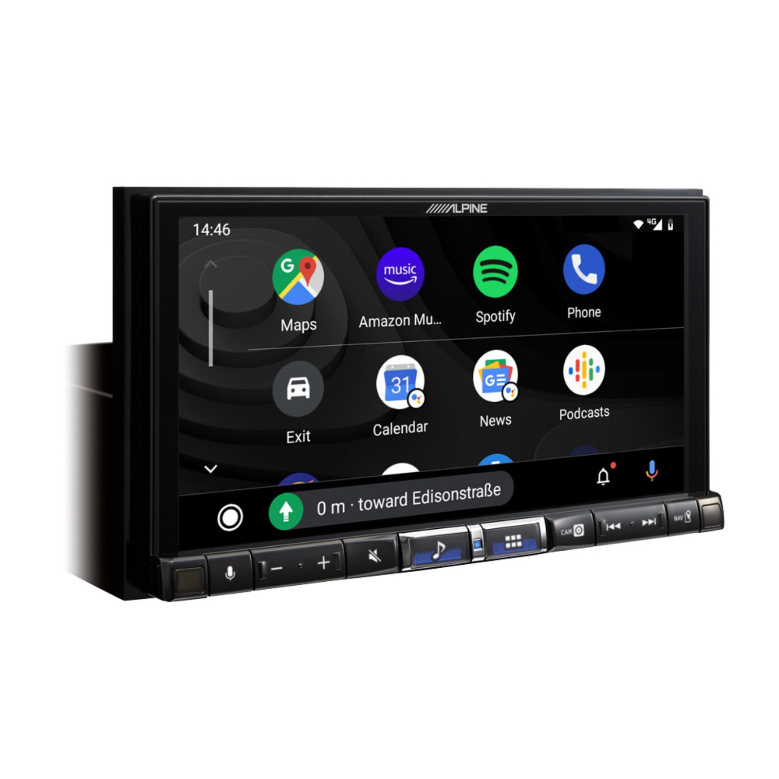 Alpine ILX-705D Digital Media Station With Built-in Class-D Amplifier Apple CarPlay DAB