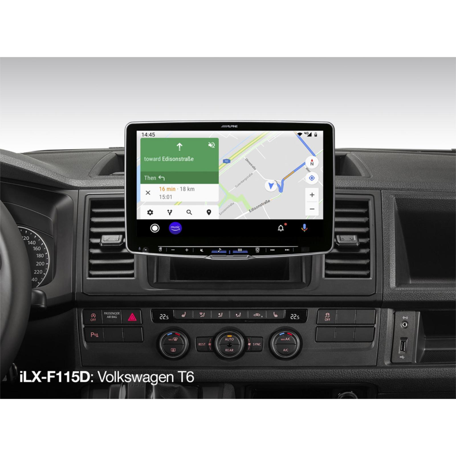 Alpine ILX-F115D Halo 11 CarPlay Android Auto DAB Bluetooth Stereo