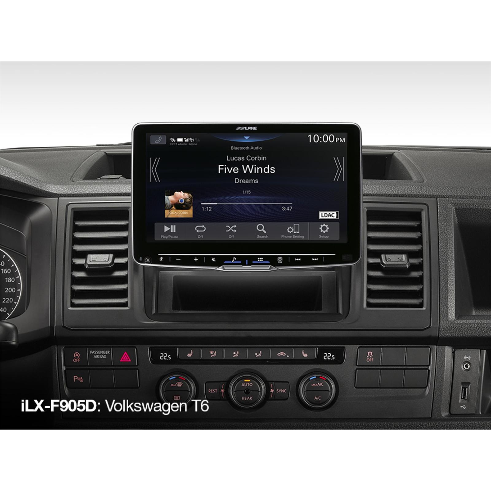 Alpine Halo9 ILX-F905D 9in Touchscreen Car Stereo