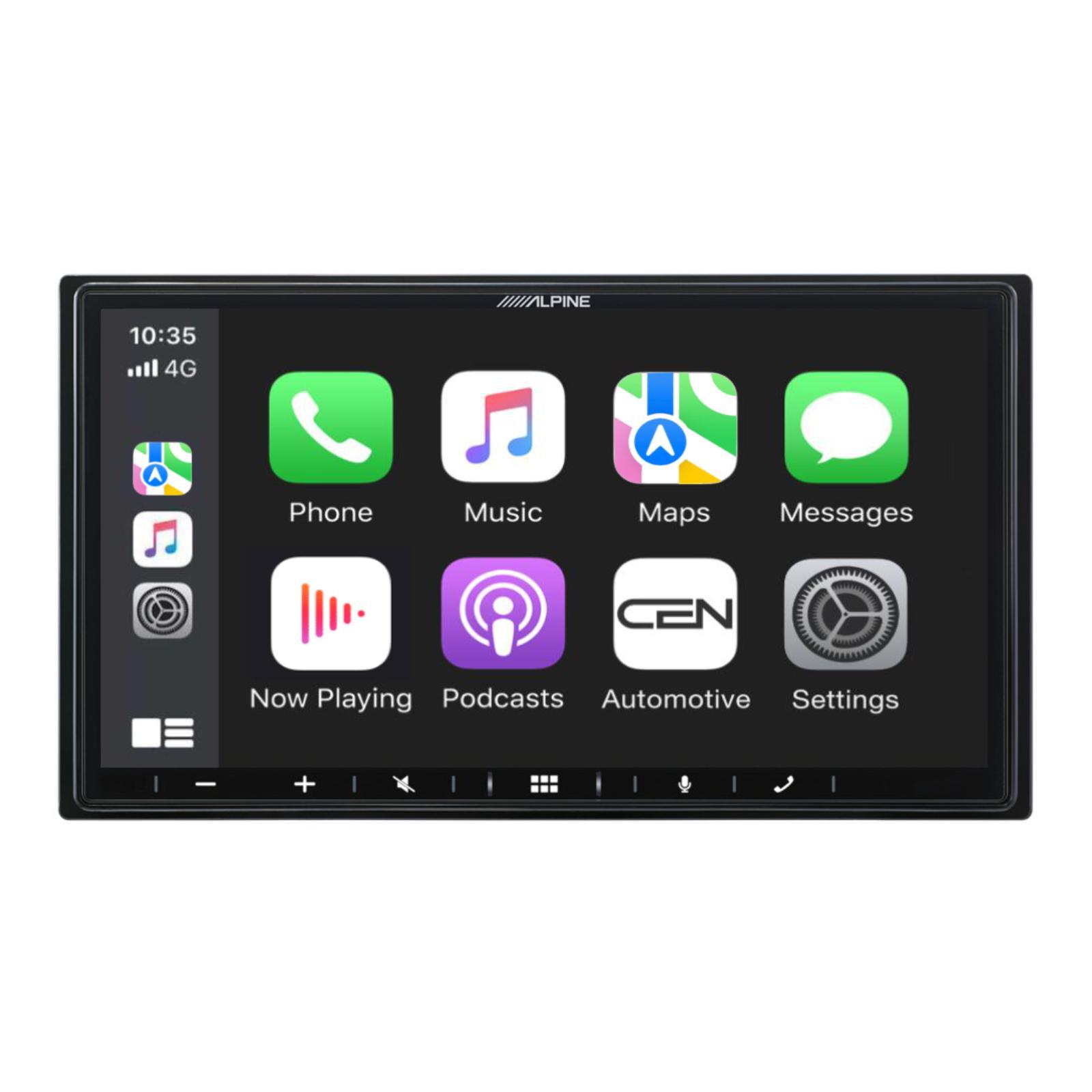 Alpine iLX-W650BT Digital Media Receiver 7in Apple CarPlay Android Auto Shallow Mount