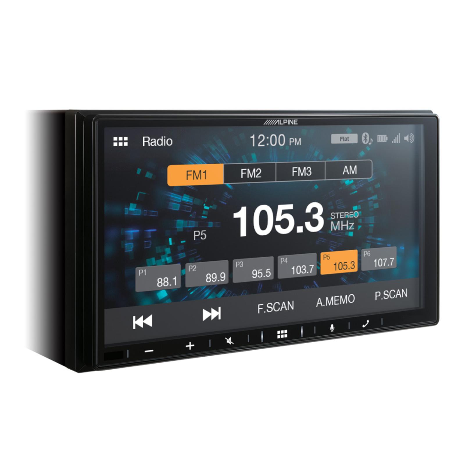 Alpine iLX-W650BT Digital Media Receiver 7in Apple CarPlay Android Auto Shallow Mount
