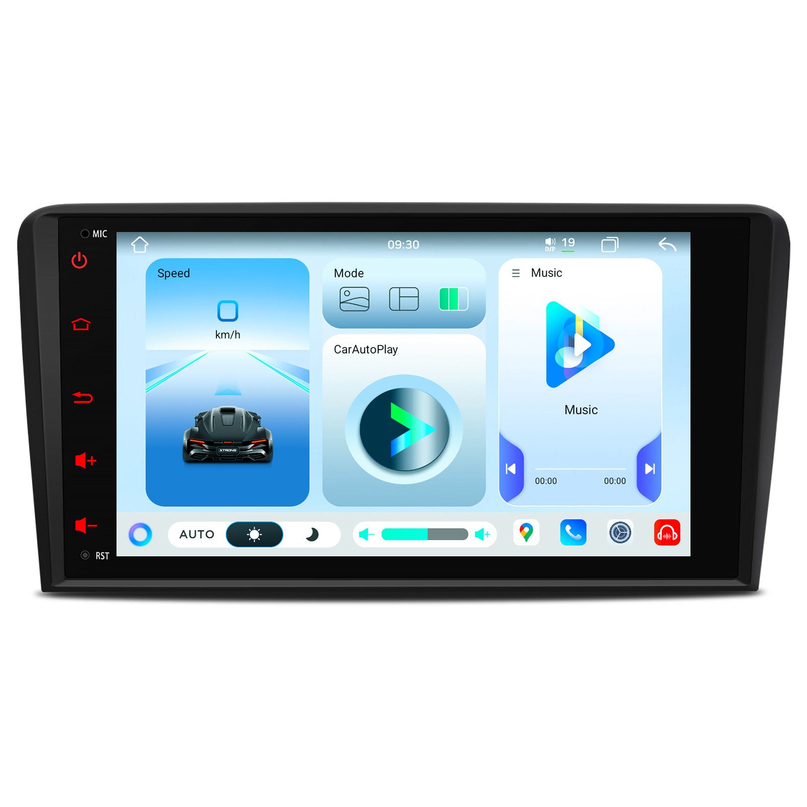 XTRONS IMH84A3AL 8in Android 14 Car Stereo Wireless CarPlay Audi A3