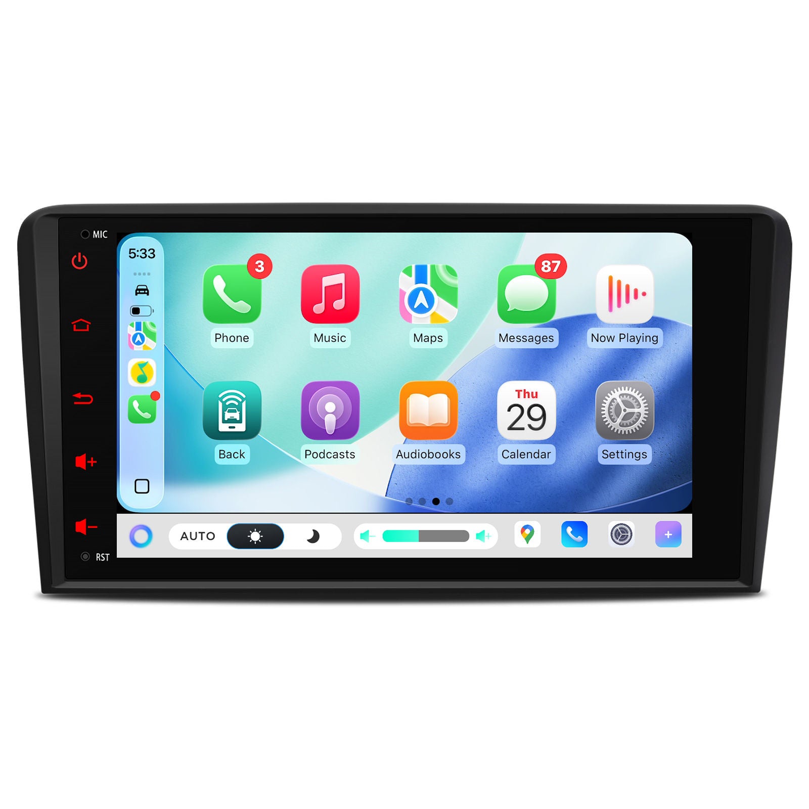 XTRONS IMH84A3AL 8in Android 14 Car Stereo Wireless CarPlay Audi A3