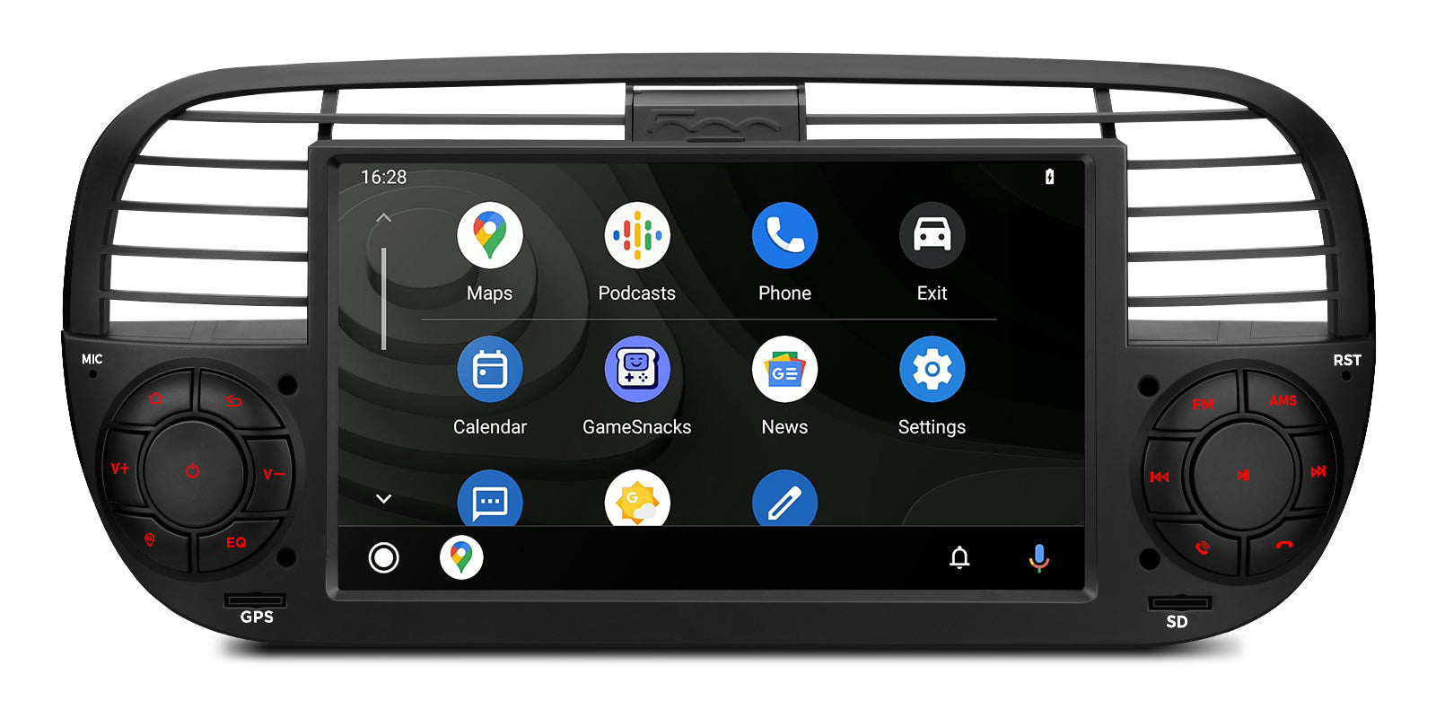 XTRONS IA7250FLBS 7in Wireless CarPlay Android Head Unit
