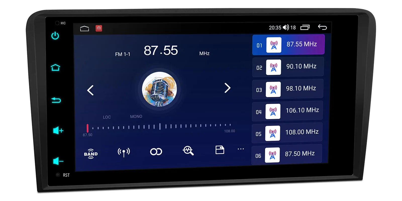 XTRONS ID80A3AL Audi A3 S3 RS3 8in Android Car Stereo Wireless CarPlay 4GB 64GB