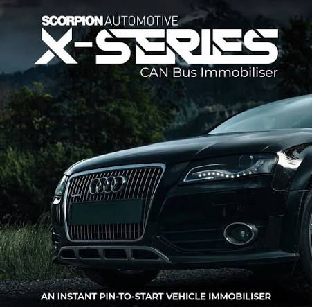 Scorpion S5+ X-Series Tracker & Digital immobiliser
