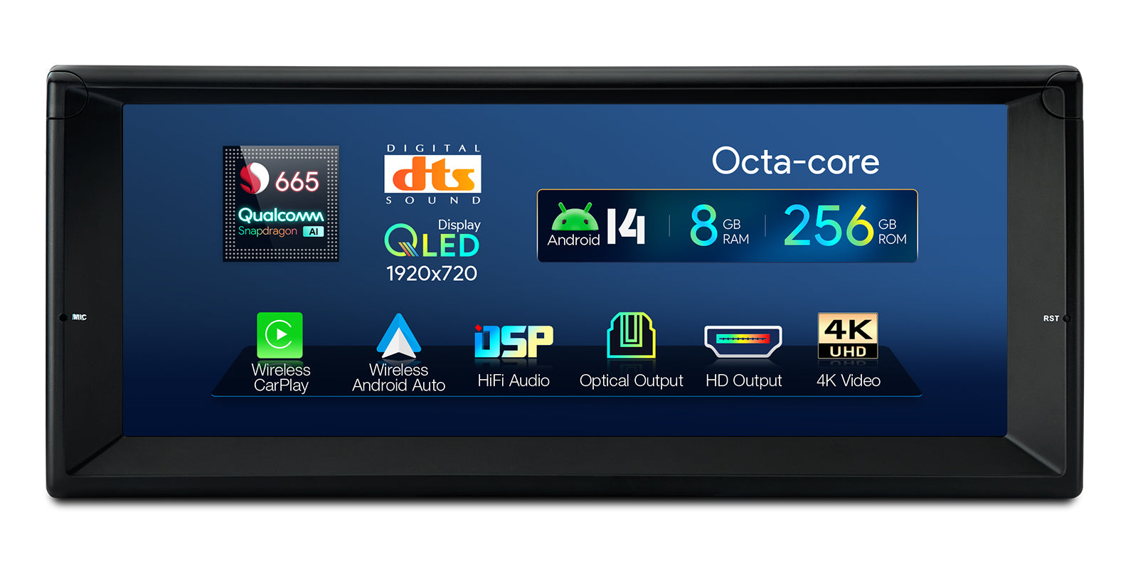 XTRONS IQ Series IQ1439BH Android 14 Head Unit for BMW E39 10.25in