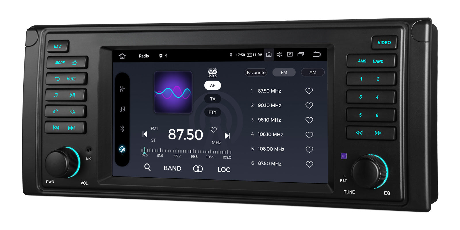 XTRONS IQ7439BL BMW E39 7" Android 14 Head Unit