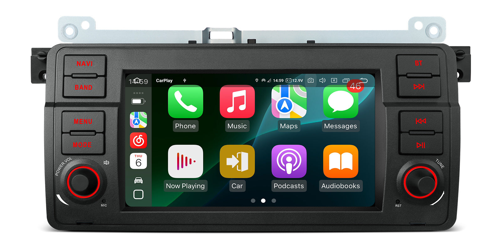 XTRONS IQ7446BL Qualcomm 665 7" Android 14 Head Unit for BMW/Rover/MG
