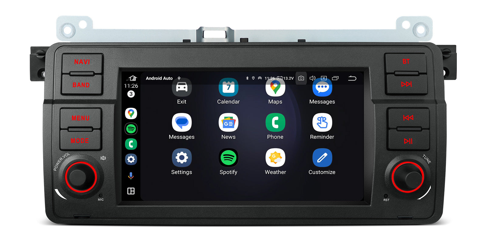 XTRONS IQ7446BL 7" Qualcomm 665 Android 14 Head Unit Car Stereo