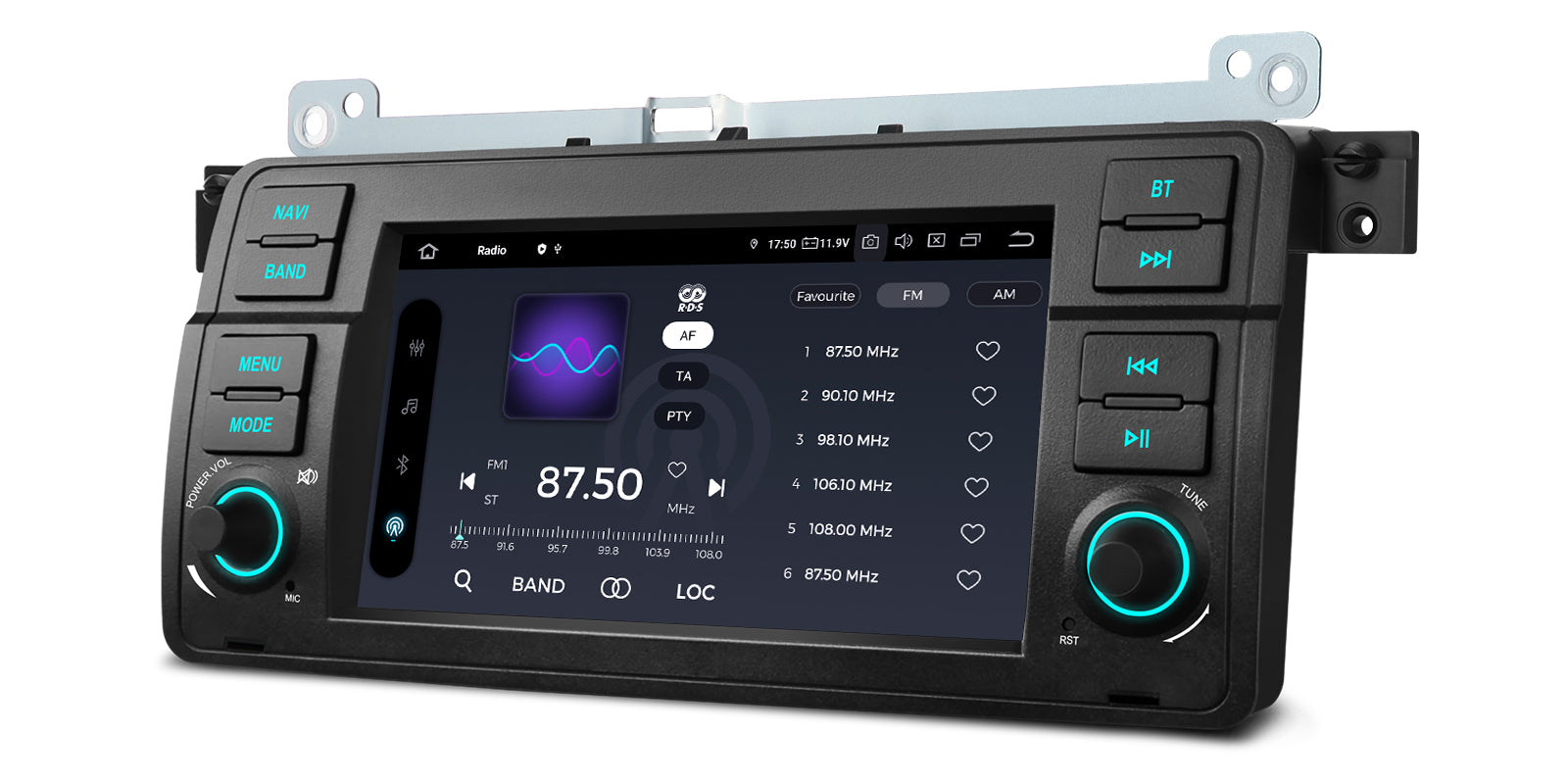 XTRONS IQ7446BL Qualcomm 665 7" Android 14 Head Unit for BMW/Rover/MG