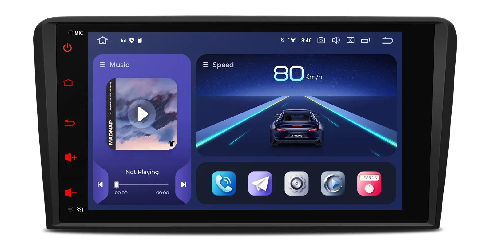 XTRONS IQ84A3AP Audi A3 S3 8in Android 14 Head Unit CarPlay