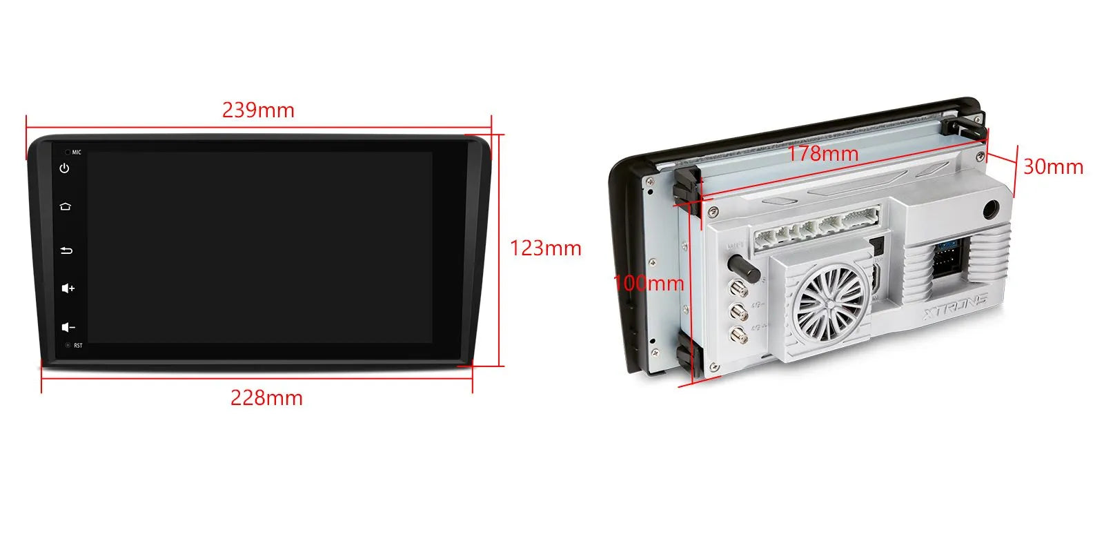 XTRONS IQ84A3AP Audi A3 S3 8in Android 14 Head Unit CarPlay