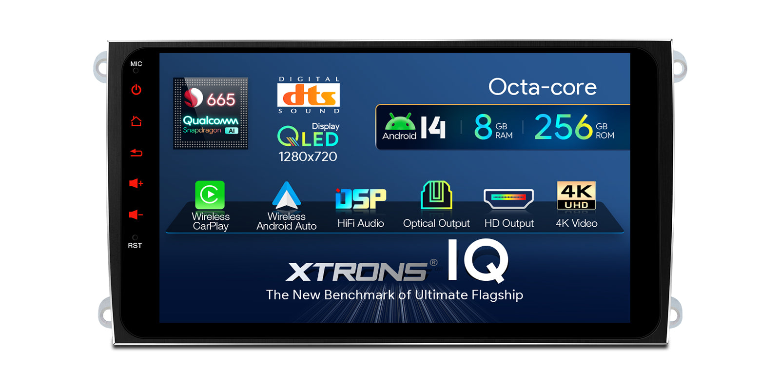 XTRONS IQ94CYPP Porsche Cayenne Qualcomm 665 9in Android 14 Head Unit