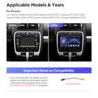 XTRONS IQ94CYPP Porsche Cayenne Qualcomm 665 9in Android 14 Head Unit