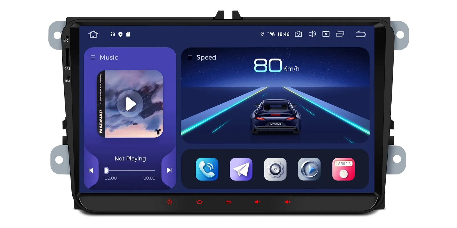 XTRONS IQ94MTVP 9 Inch Android Car Stereo for VW Skoda Seat 8GB RAM 256GB