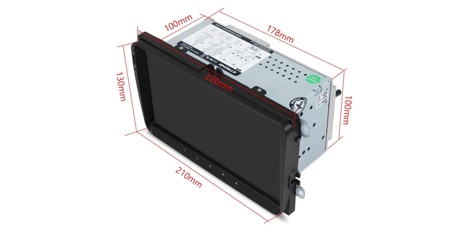 XTRONS IQ94MTVP 9 Inch Android Car Stereo for VW Skoda Seat 8GB RAM 256GB