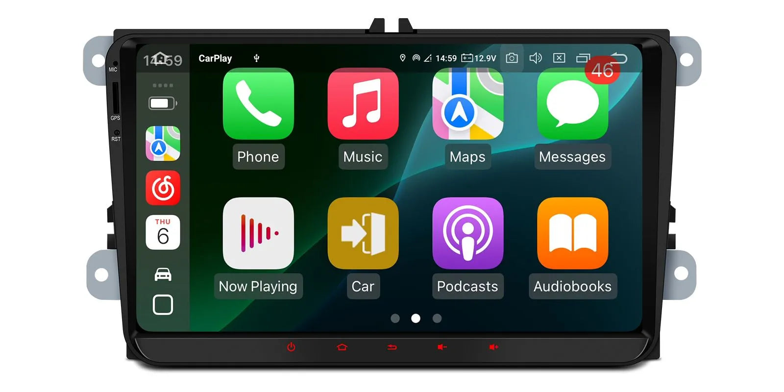 XTRONS IQ94MTVP 9 Inch Android Car Stereo for VW Skoda Seat 8GB RAM 256GB