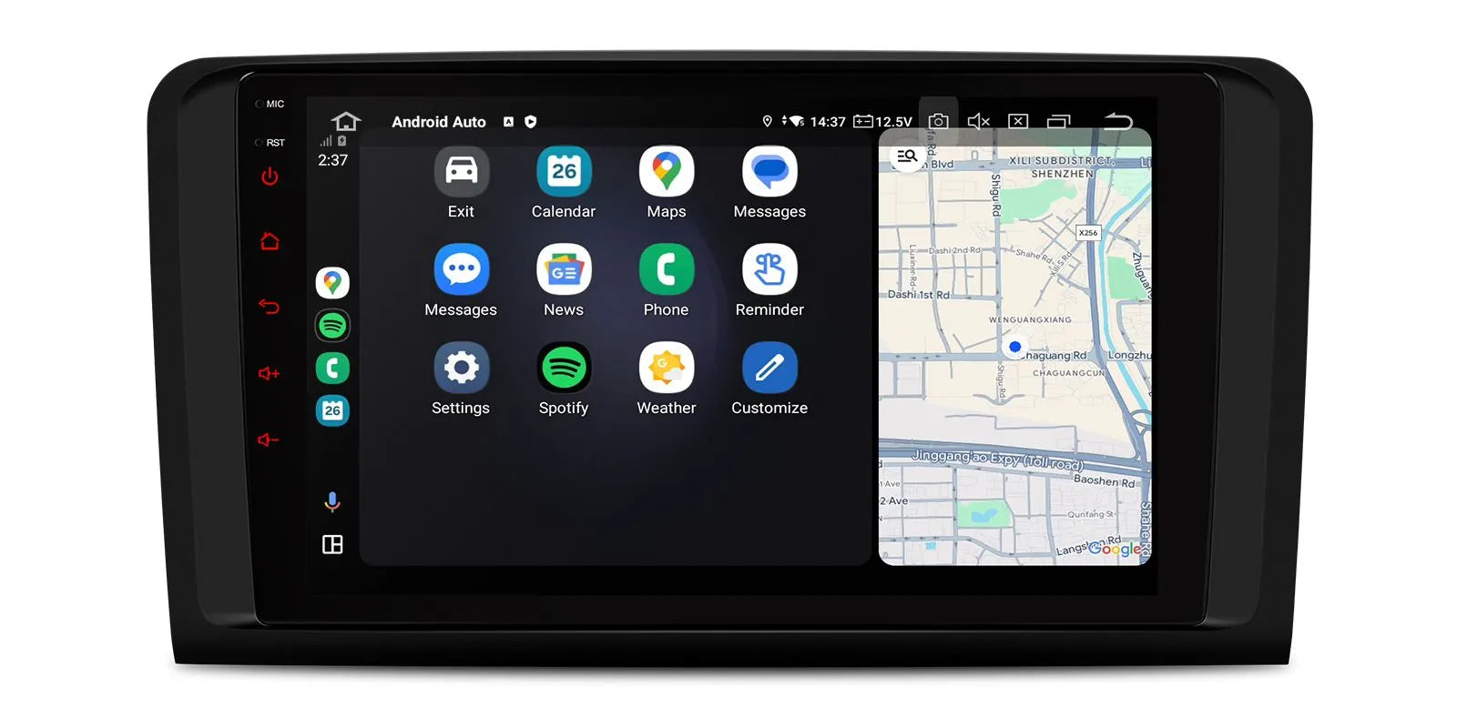 XTRONS IQP94M164P 8" Android Head Unit Mercedes-Benz CarPlay Auto