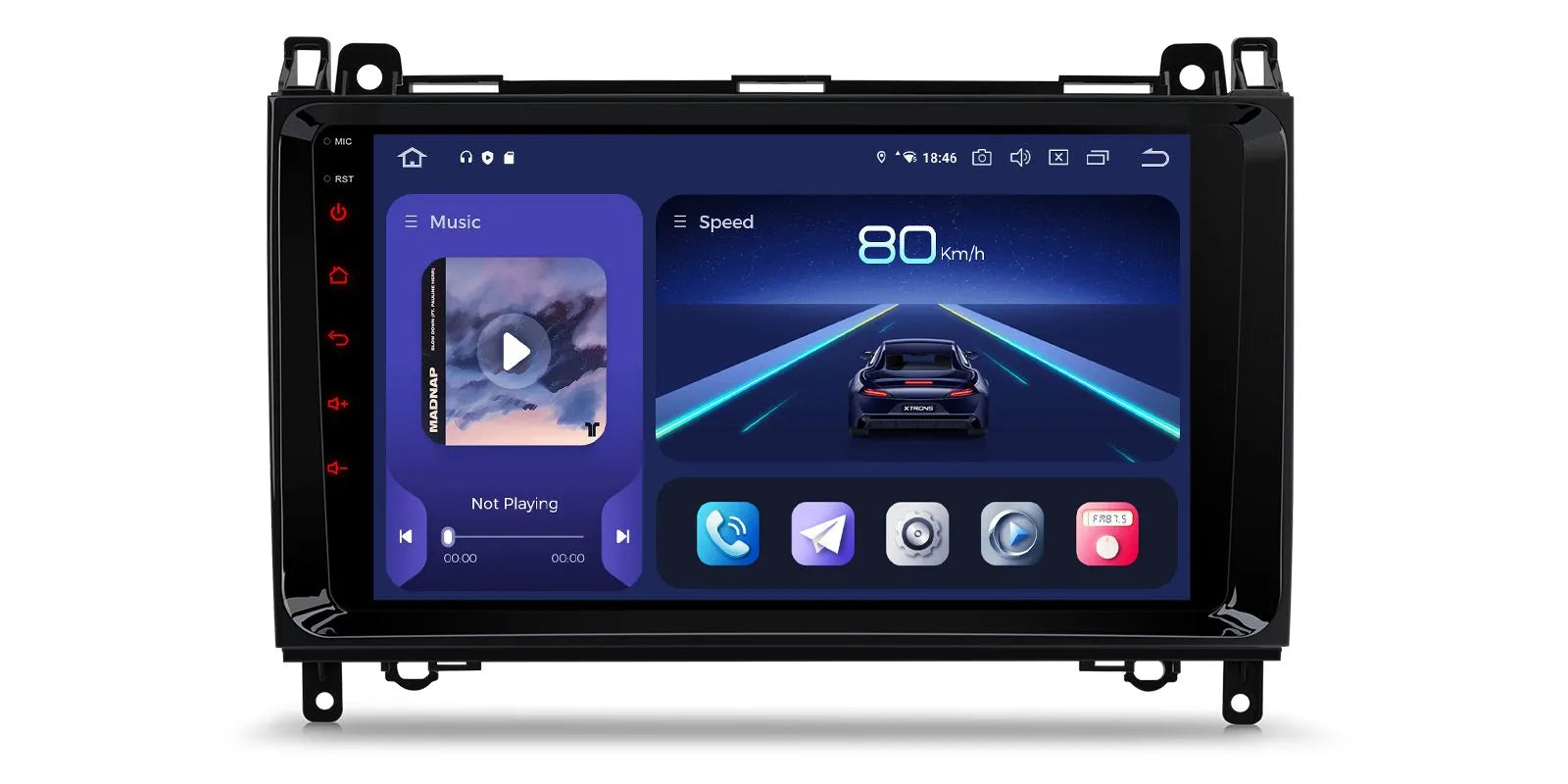 XTRONS IQ Series 9in Android 14 Head Unit Mercedes-Benz Volkswagen Qualcomm 665