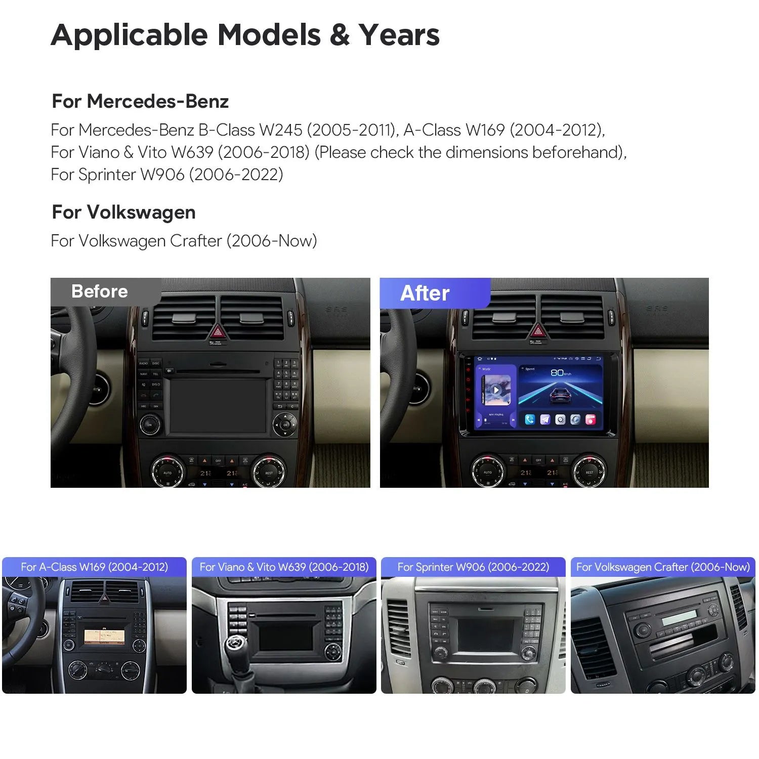 XTRONS IQP94M245P 9" Android 14 Head Unit Car Stereo 8GB 256GB