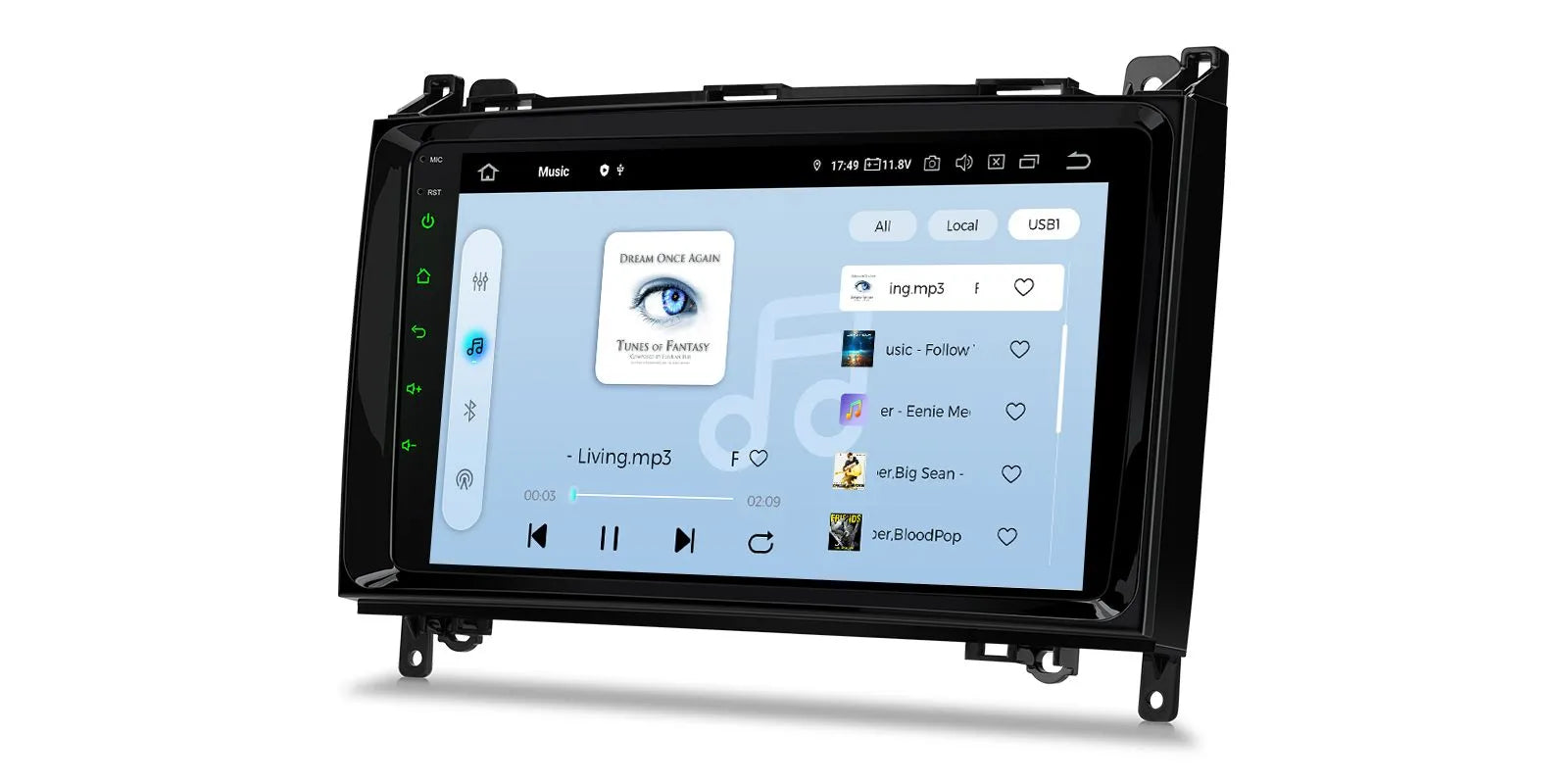 XTRONS IQ Series 9in Android 14 Head Unit Mercedes-Benz Volkswagen Qualcomm 665