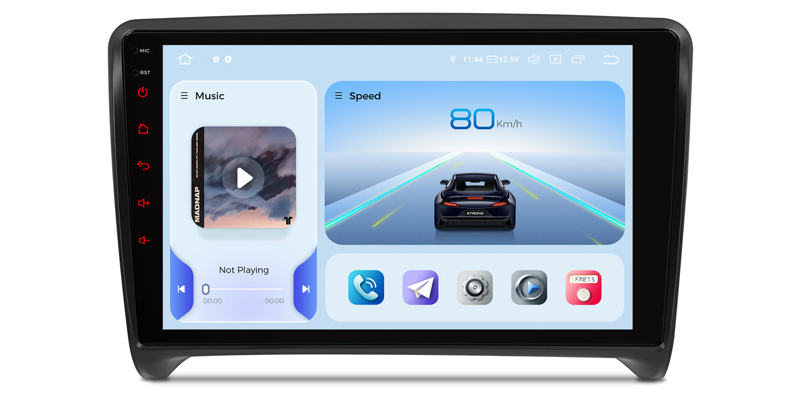 Xtrons IQP94TTAP 9in QLED Android Head Unit for Audi TT, 8GB 256GB