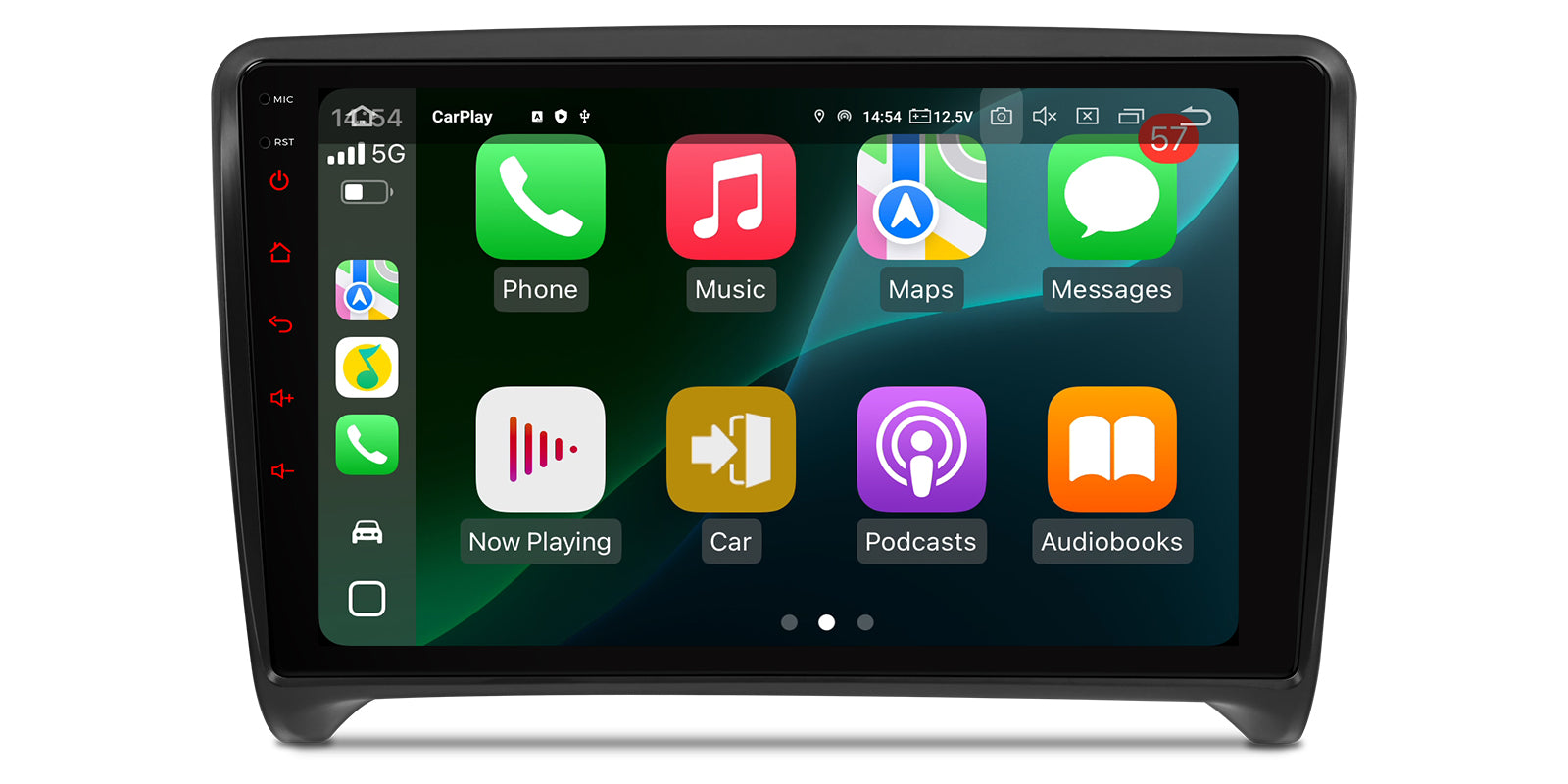 Xtrons IQP94TTAP 9in QLED Android Head Unit for Audi TT, 8GB 256GB