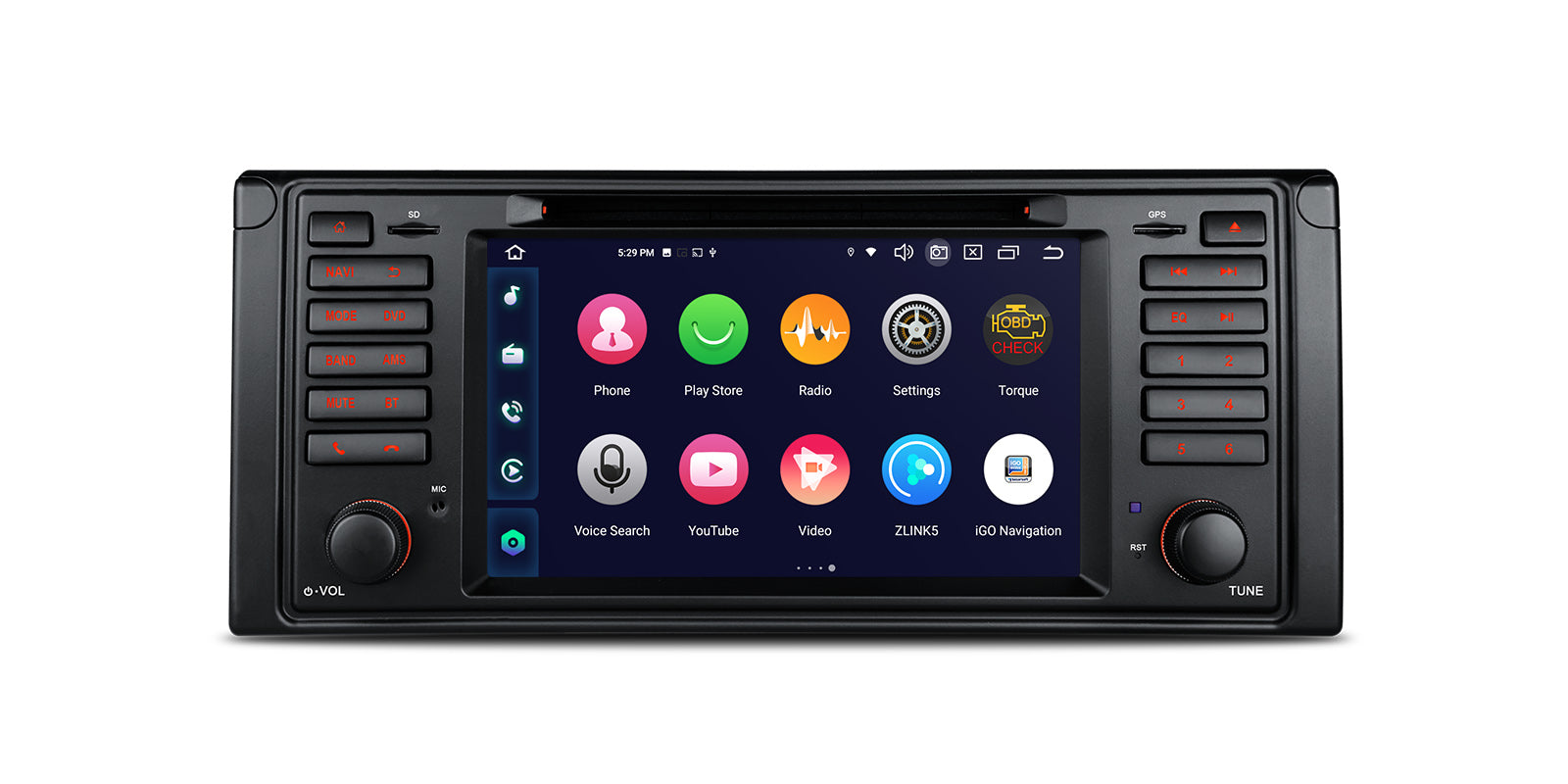 XTRONS IX7239BS BMW E39 7in Wireless CarPlay Android 12 Head Unit 8GB 128GB