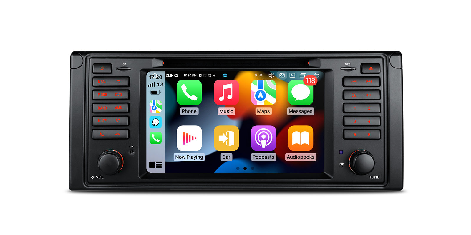 XTRONS IX7239BS Wireless CarPlay Android 12 Head Unit 8GB 128GB for BMW E39