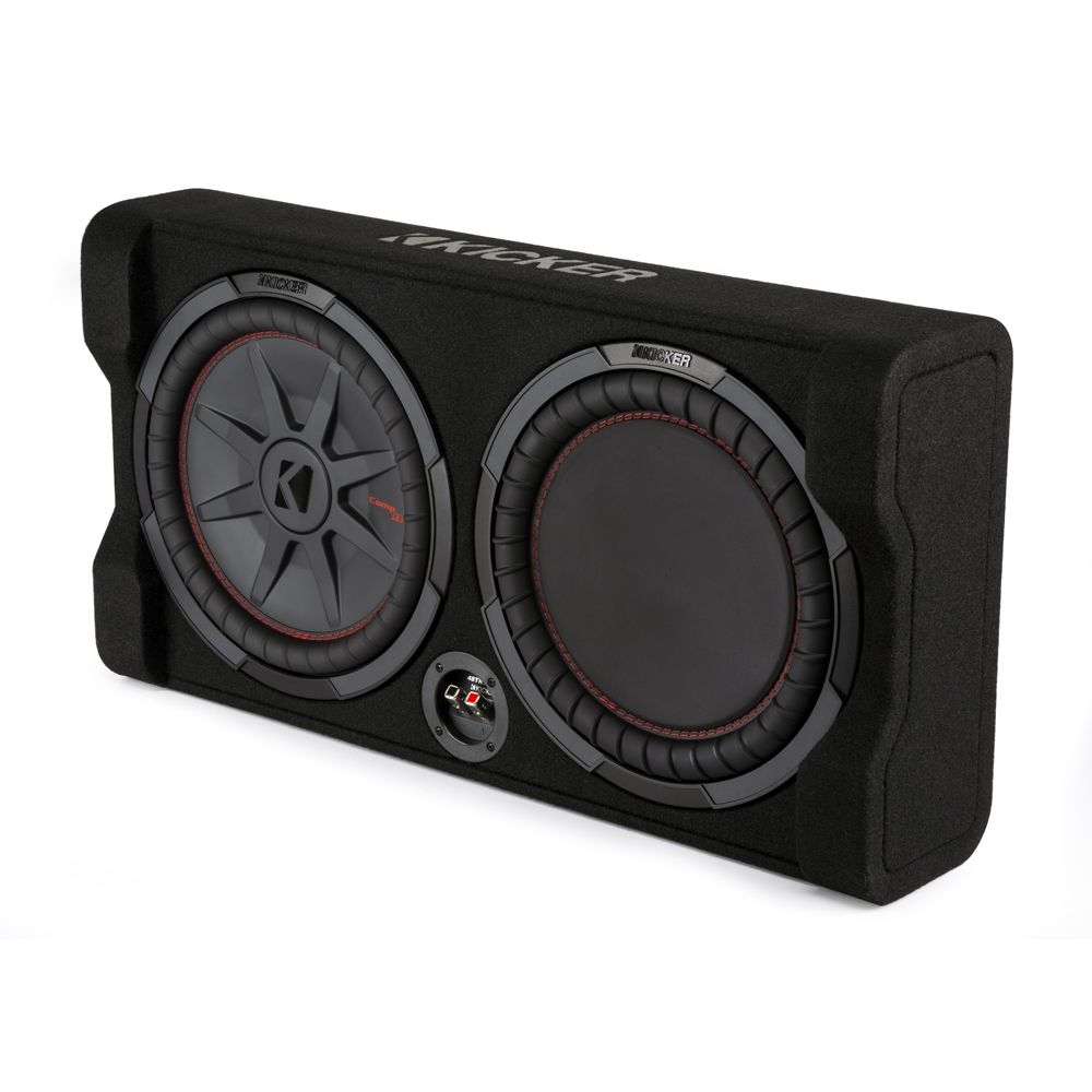 Kicker CompRT 12" Passive Down Firing Enclosure - 2 Ohm