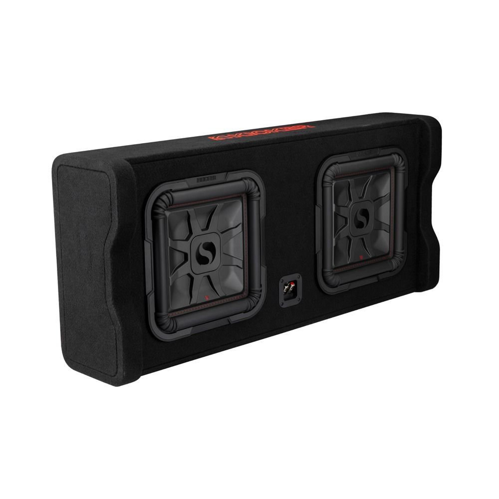 Kicker L7T Dual 12" Passive Down Firing Enclosure - 2 Ohm