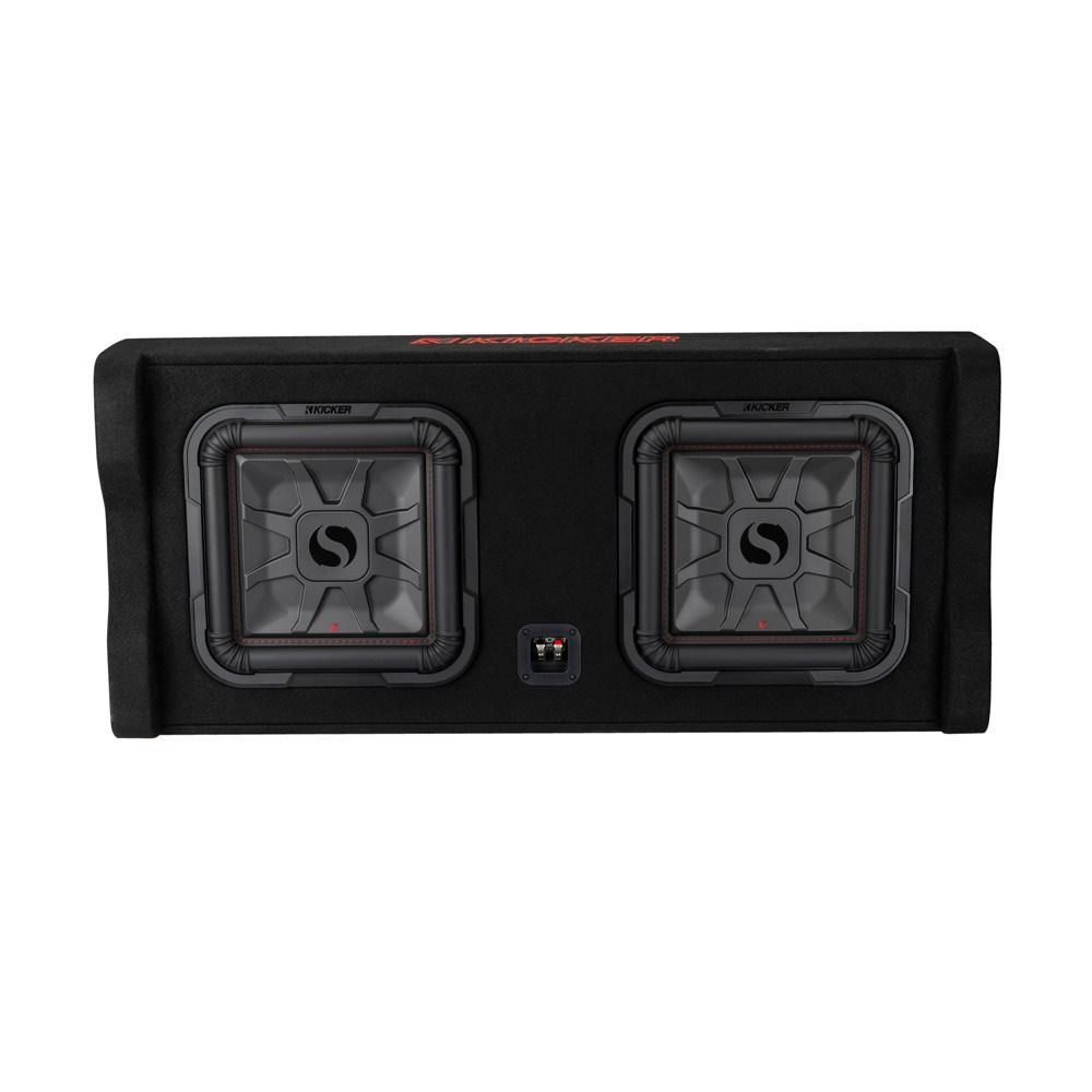 Kicker L7T Dual 12" Passive Down Firing Enclosure - 2 Ohm