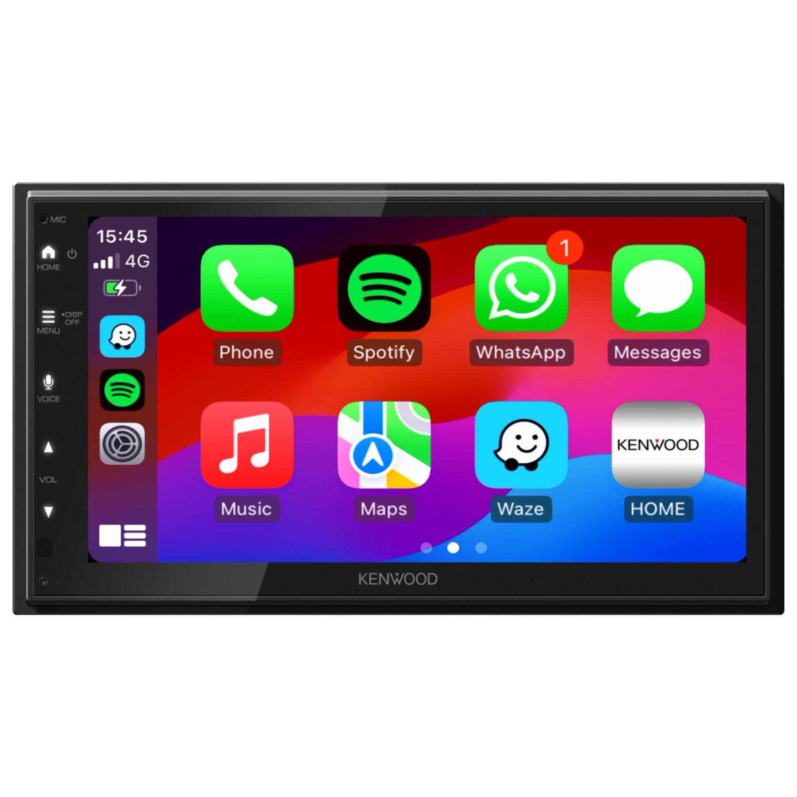 Kenwood DMX5023DABS Apple CarPlay Android DAB Bluetooth Double DIN Receiver