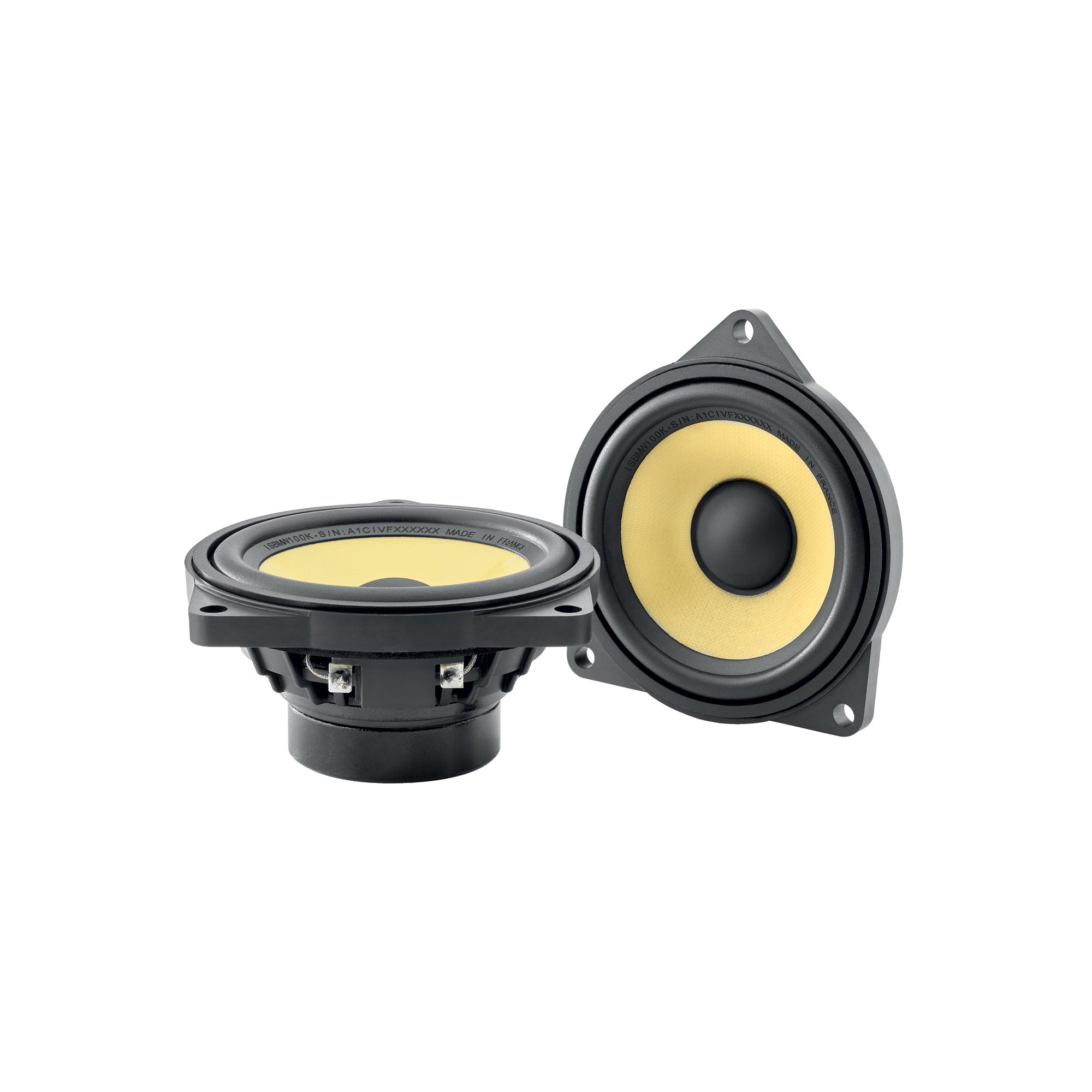 4" Focal BMW 120w 2 way component kit IS BMW 100K