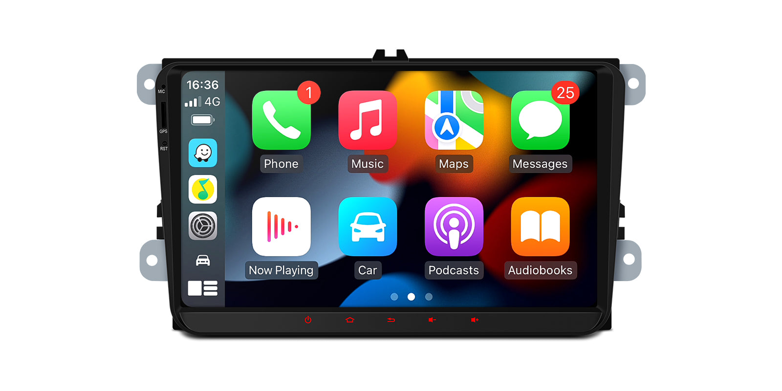 XTRONS PE92MTVL 9" Android Head Unit Wireless CarPlay VW/Skoda/Seat 2GB/32GB