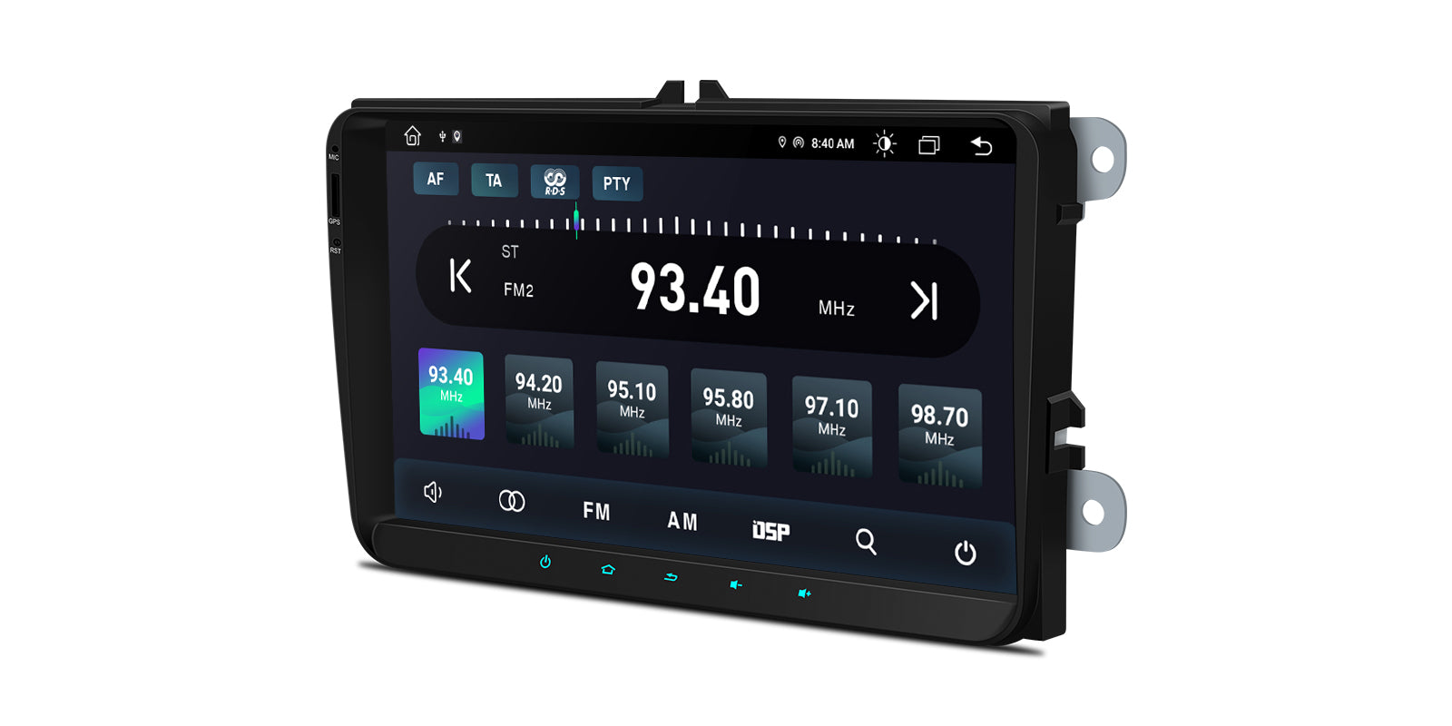XTRONS PE92MTVL 9" Android Head Unit Wireless CarPlay VW/Skoda/Seat 2GB/32GB