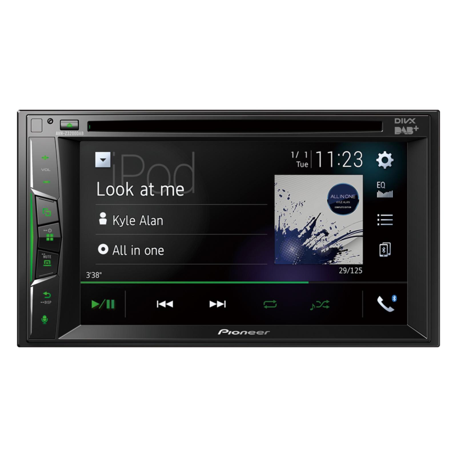 Pioneer AVH-Z3200DAB 2-DIN 6.2in Apple CarPlay CD DVD DAB Radio Car Stereo