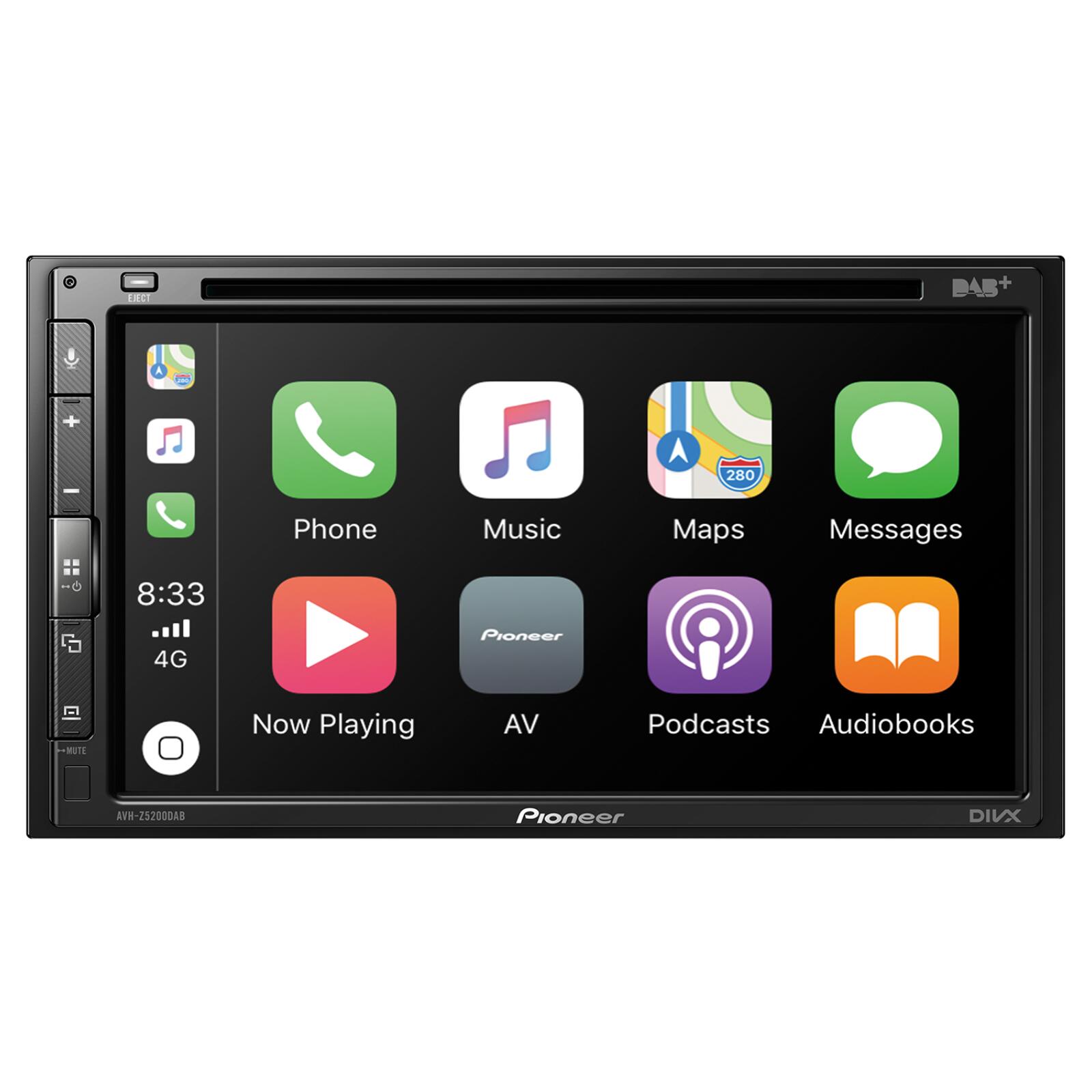 Pioneer AVH-Z5200DAB 6.8" Apple CarPlay CD DVD DAB Radio Bluetooth Car Stereo
