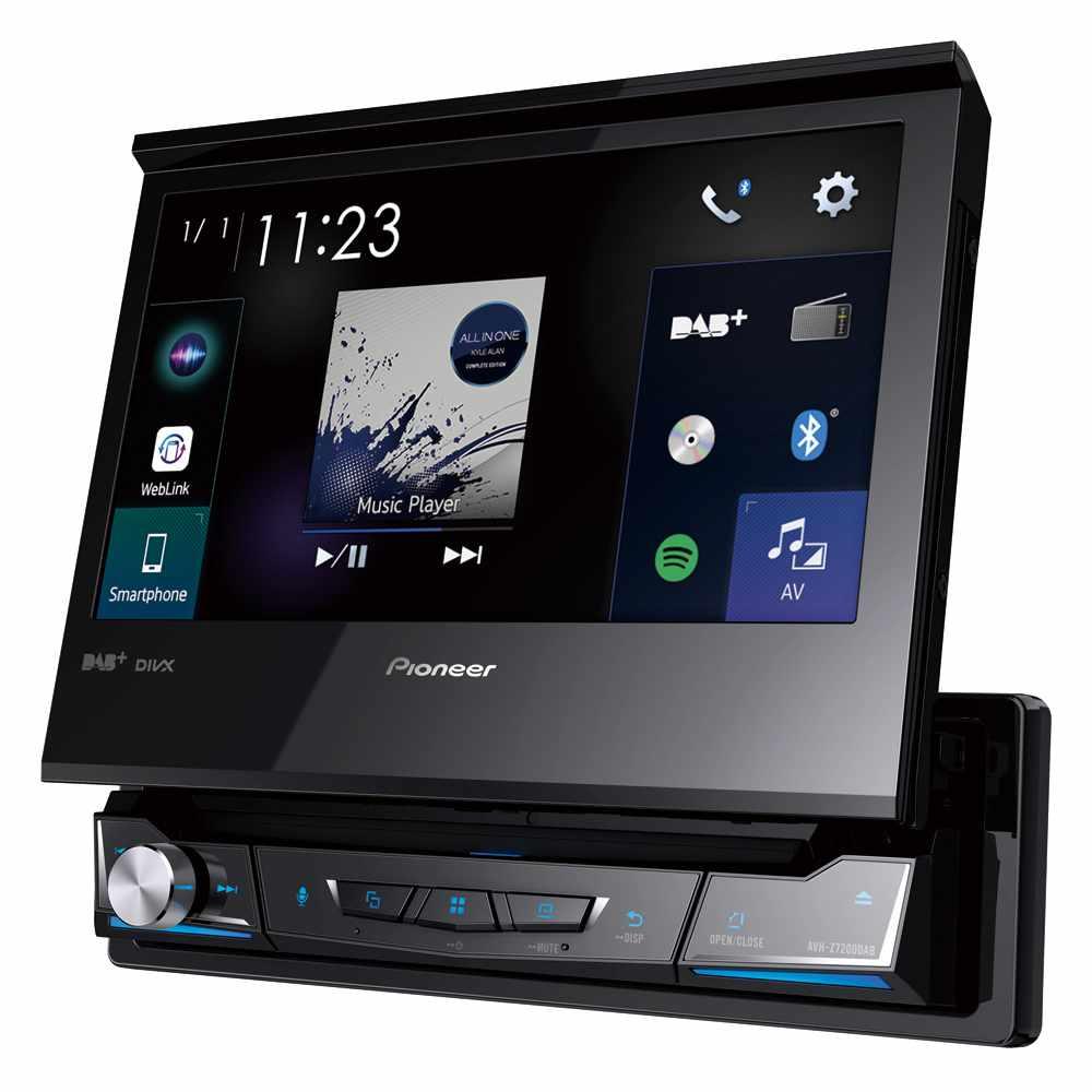 Pioneer AVH-Z7200DAB 7" Flip Out Motorised Apple CarPlay Bluetooth Car Stereo